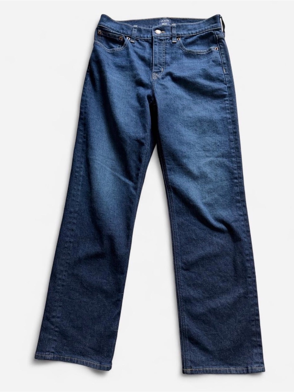 J. Crew Women's Dark Blue Straight Leg Jeans